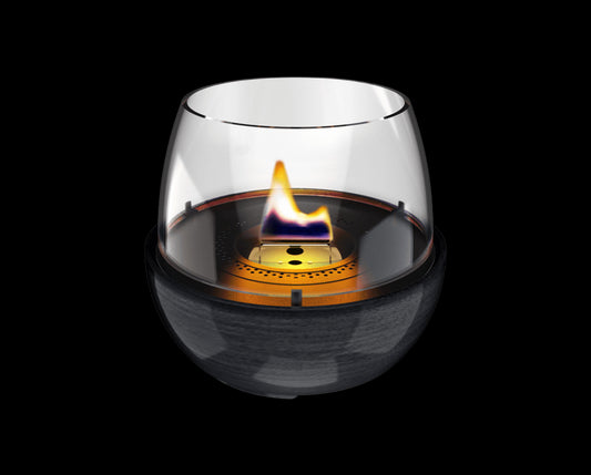 Tulip 18 Reactive Porcelain Black